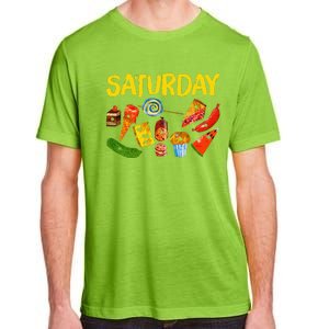 Very Hungry Caterpillar Saturday Fruits Birthday Teacher Adult ChromaSoft Performance T-Shirt