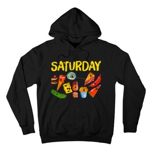 Very Hungry Caterpillar Saturday Fruits Birthday Teacher Hoodie