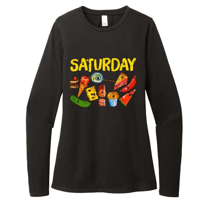 Very Hungry Caterpillar Saturday Fruits Birthday Teacher Womens CVC Long Sleeve Shirt