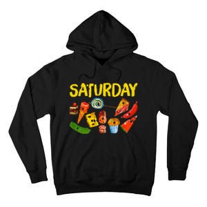 Very Hungry Caterpillar Saturday Fruits Birthday Teacher Tall Hoodie