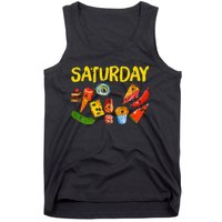 Very Hungry Caterpillar Saturday Fruits Birthday Teacher Tank Top