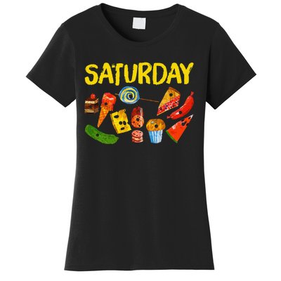 Very Hungry Caterpillar Saturday Fruits Birthday Teacher Women's T-Shirt