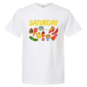 Very Hungry Caterpillar Saturday Fruits Birthday Teacher Garment-Dyed Heavyweight T-Shirt