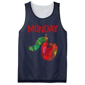 Very Hungry Caterpillar Monday Fruits Birthday Caterpillar Mesh Reversible Basketball Jersey Tank