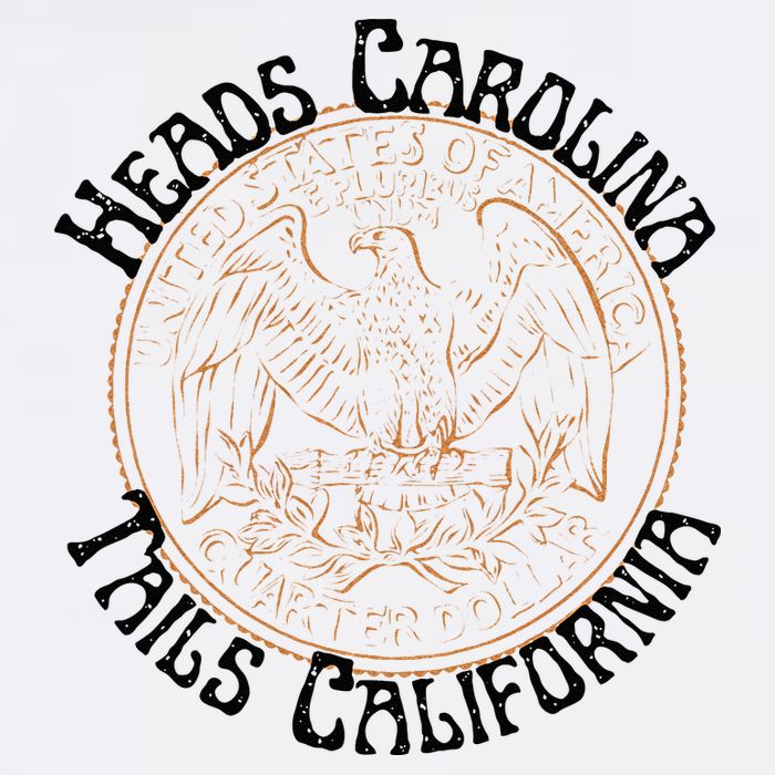 Vintage Heads Carolina Tail California US Western Country Doggie Tank