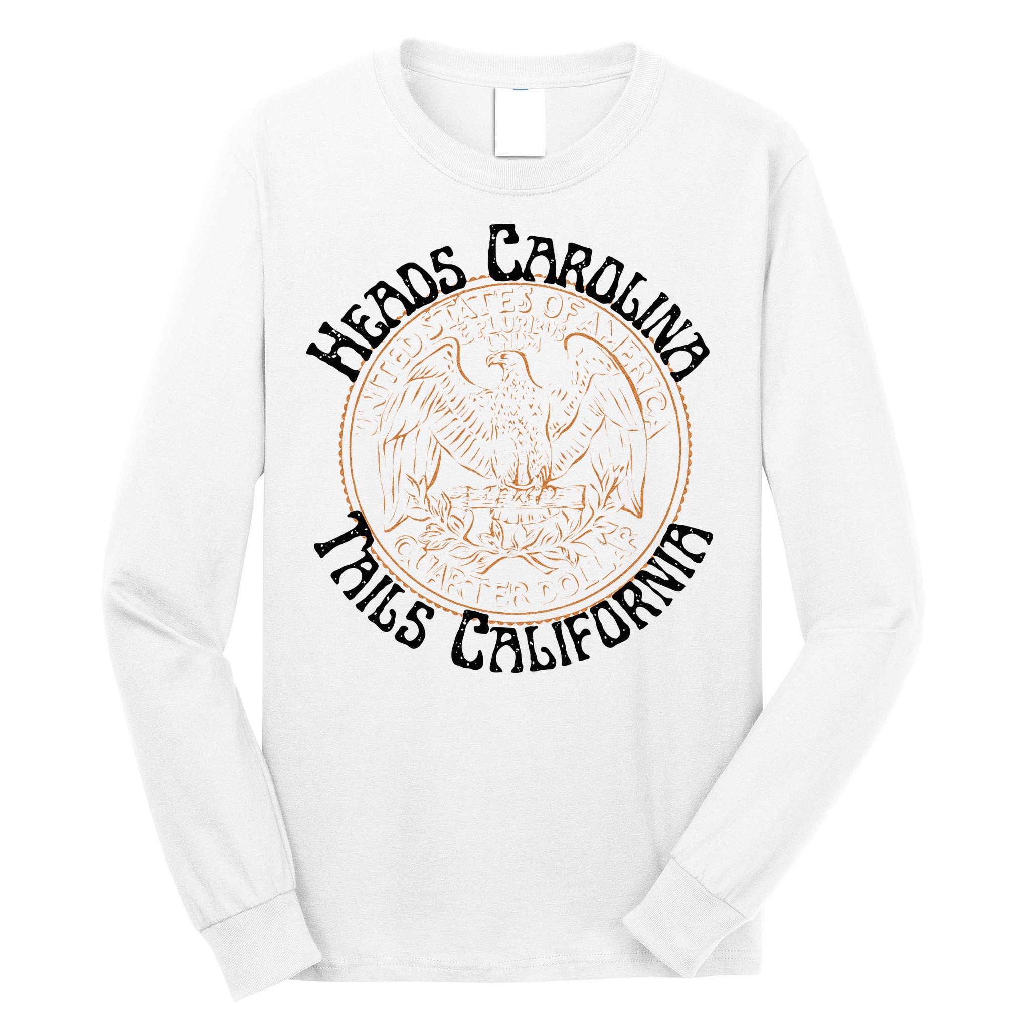 Vintage Heads Carolina Tail California US Western Country Long Sleeve Shirt