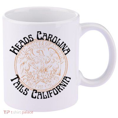 Vintage Heads Carolina Tail California US Western Country 11oz C Handle Ceramic Mug