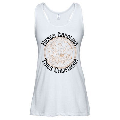 Vintage Heads Carolina Tail California US Western Country Ladies Essential Flowy Tank