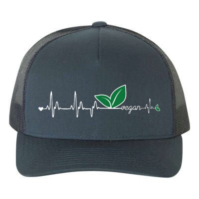 Vegan Heartbeat Clothing Vegan Yupoong Adult 5-Panel Trucker Hat