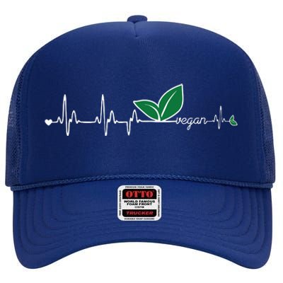 Vegan Heartbeat Clothing Vegan High Crown Mesh Back Trucker Hat