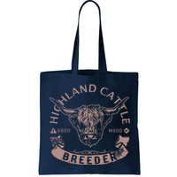 Vintage Highland Cattle Breeder Scottish Cow Farmers Stuff Bag