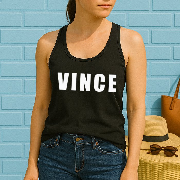 Vince Hilarious Color Of Money 80s Nerd Geek Womens Tank Top