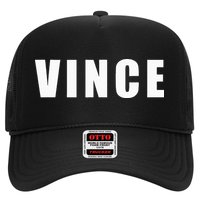 Vince Hilarious Color Of Money 80s Nerd Geek Trucker Hat