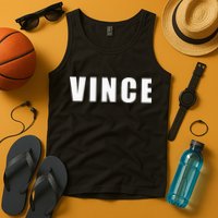 Vince Hilarious Color Of Money 80s Nerd Geek Tank Top