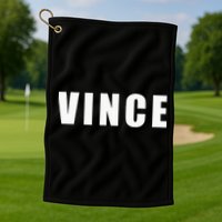 Vince Hilarious Color Of Money 80s Nerd Geek Golf Towel