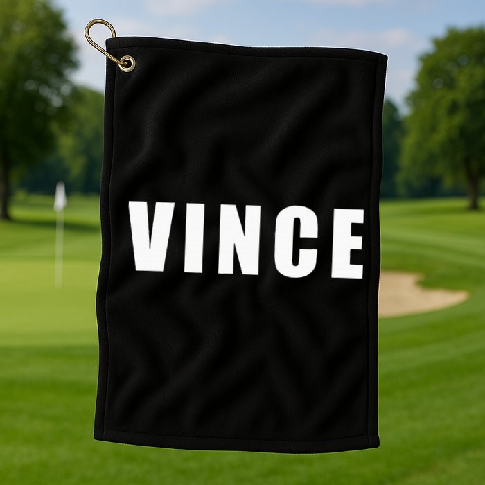 Vince Hilarious Color Of Money 80s Nerd Geek Golf Towel