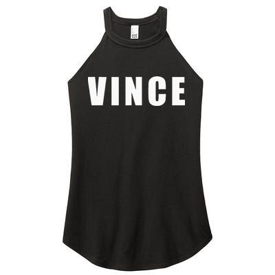 Vince Hilarious Color Of Money 80s Nerd Geek Women's Perfect Tri Rocker Tank