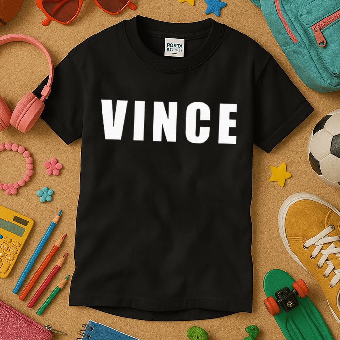 Vince Hilarious Color Of Money 80s Nerd Geek Kids T-Shirt