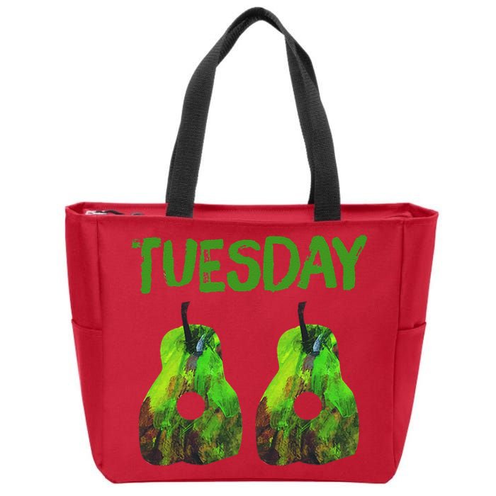 Very Hungry Caterpillar Tuesday Fruits Birthday Very Hungry Zip Tote Bag