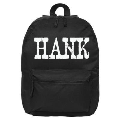 Vintage Hank Country Music 16 in Basic Backpack