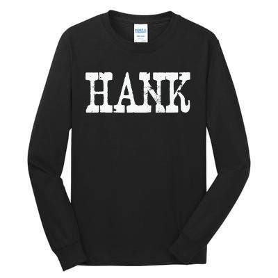 Vintage Hank Country Music Tall Long Sleeve T-Shirt