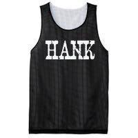 Vintage Hank Country Music Mesh Reversible Basketball Jersey Tank