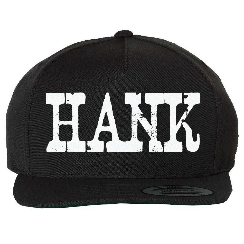 Vintage Hank Country Music Wool Snapback Cap