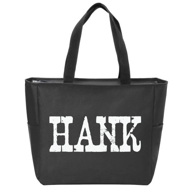 Vintage Hank Country Music Zip Tote Bag