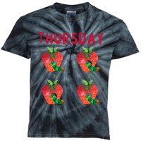 Very Hungry Caterpillar Thursday Fruits Birthday Caterpillar Kids Tie-Dye T-Shirt