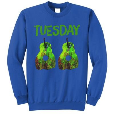 Very Hungry Caterpillar Tuesday Fruits Birthday Tall Sweatshirt