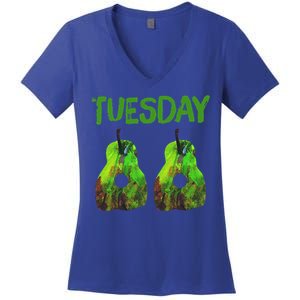 Very Hungry Caterpillar Tuesday Fruits Birthday Women's V-Neck T-Shirt