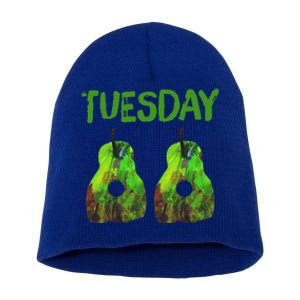 Very Hungry Caterpillar Tuesday Fruits Birthday Short Acrylic Beanie