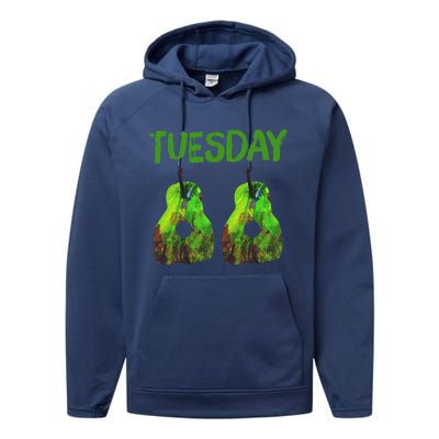 Very Hungry Caterpillar Tuesday Fruits Birthday Performance Fleece Hoodie