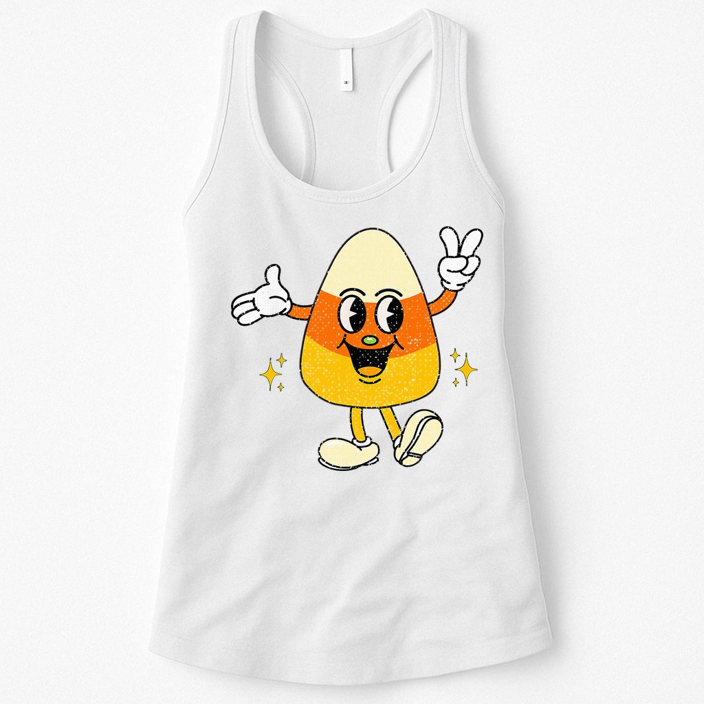 Vintage Halloween Candy Corn Costume Womens Tank Top