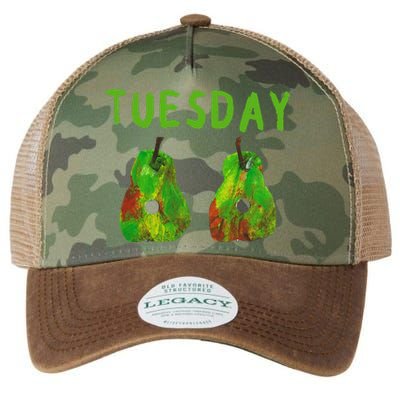 Very Hungry Caterpillar Tuesday Fruits Birthday Caterpillar Legacy Tie Dye Trucker Hat