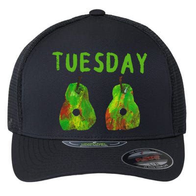 Very Hungry Caterpillar Tuesday Fruits Birthday Caterpillar Flexfit Unipanel Trucker Cap