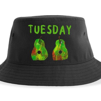 Very Hungry Caterpillar Tuesday Fruits Birthday Caterpillar Sustainable Bucket Hat