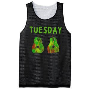 Very Hungry Caterpillar Tuesday Fruits Birthday Caterpillar Mesh Reversible Basketball Jersey Tank