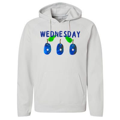 Very Hungry Caterpillar Wednesday Fruit Birthday Caterpillar Performance Fleece Hoodie