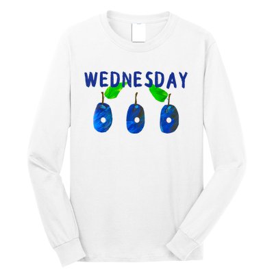 Very Hungry Caterpillar Wednesday Fruit Birthday Caterpillar Long Sleeve Shirt