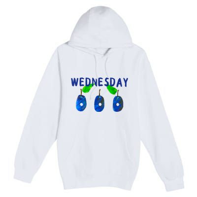 Very Hungry Caterpillar Wednesday Fruit Birthday Caterpillar Premium Pullover Hoodie