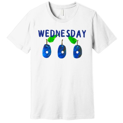 Very Hungry Caterpillar Wednesday Fruit Birthday Caterpillar Premium T-Shirt