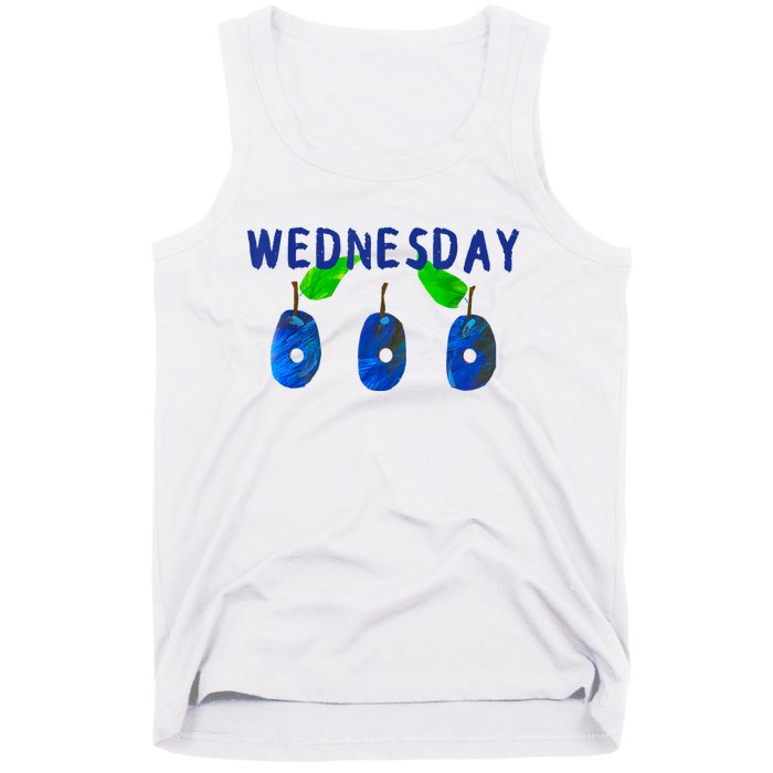 Very Hungry Caterpillar Wednesday Fruit Birthday Caterpillar Tank Top