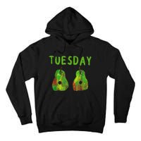 Very Hungry Caterpillar Tuesday Fruits Birthday Caterpillar Tall Hoodie