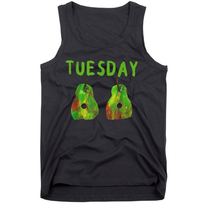 Very Hungry Caterpillar Tuesday Fruits Birthday Caterpillar Tank Top