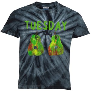 Very Hungry Caterpillar Tuesday Fruits Birthday Caterpillar Kids Tie-Dye T-Shirt