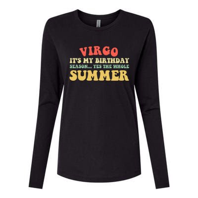 Virgo Horoscope Cute Gift Funny Virgo Birthday Zodiac Cute Gift Womens Cotton Relaxed Long Sleeve T-Shirt