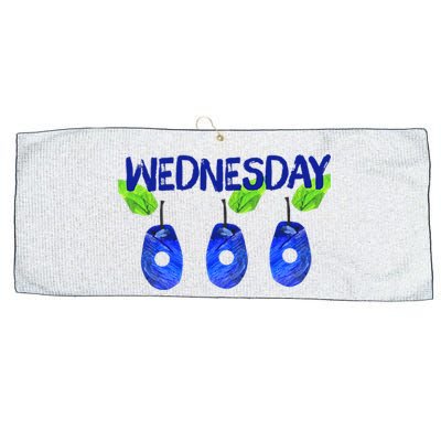 Very Hungry Caterpillar Wednesday Fruits Birthday Teacher Large Microfiber Waffle Golf Towel