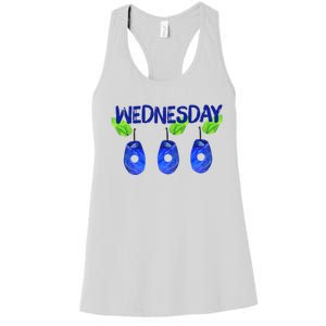 Very Hungry Caterpillar Wednesday Fruits Birthday Teacher Women's Racerback Tank