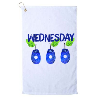 Very Hungry Caterpillar Wednesday Fruits Birthday Teacher Platinum Collection Golf Towel